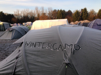 Scouts on Wintercamp